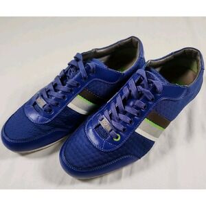 HUGO BOSS Men's Blue  Lace Up Casual Fashion Sneakers Shoes EU 43 US 10